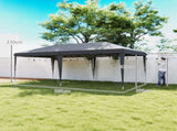 6 x 3 m Pop-Up Steel Frame Gazebo Grey T3398P328437