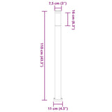 Bollard Lights 3pcs 110 cm Stainless Steel IP44 4006004