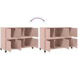 Sideboard Pink 100.5x39x72 cm Steel 846741