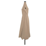 Garden Parasol Taupe 395 x 395 x 245 cm Polyester 42003647