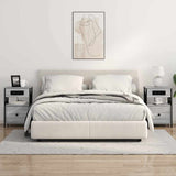 Bedside Cabinet with Drawer 2 pcs Grey Sonoma 40 x 31 x 60 cm 859497