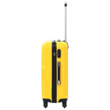 Hardcase Trolley Set 3 pcs Yellow ABS 91876