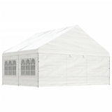 Gazebo with Roof White 4.46x5.88x3.75 m Polyethylene 3155494