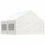 Gazebo with Roof White 4.46x5.88x3.75 m Polyethylene 3155494