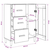 Sideboard Old Wood 69.5 x 34 x 90 cm Engineered Wood 8009841
