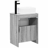 Bathroom Furniture Set Grey Sonoma Engineered Wood 3404228