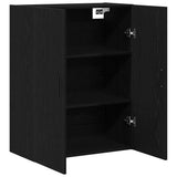 Wall-mounted Cabinet Wall-mounted Black Oak 69.5 x 34 x 90 cm 862939