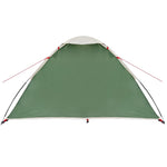 ZNTS Camping Tent Dome 4-Person Green Waterproof 94769