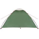 ZNTS Camping Tent Dome 4-Person Green Waterproof 94769