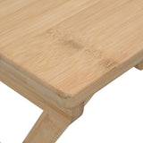 Kitchen Table Folding Manual Natural 40 x 30 x 53.5 cm Bamboo 42028296