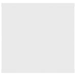 Wall Shelf White 102x30x29 cm Engineered Wood 806256