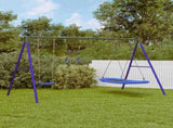 Outdoor Swing Set with Swing, Trapeze, Nest Swing 3283616