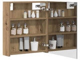 Bathroom Mirror Cabinet Artisan Oak 40 x 10.5 x 60.5 cm 889030