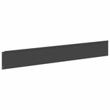 Lawn Edging 20 pcs 100 x 15 cm Steel Black 8008813
