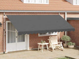 Manual Retractable Awning 400 cm Anthracite 143692