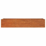 Garden Raised Bed Rusty 240x80x45 cm Corten Steel 151960