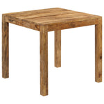 ZNTS Dining Table Solid Mango Wood 82x80x76 cm 246704