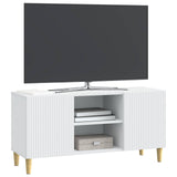 TV Cabinet White 102 x 34.5 x 50 cm Engineered Wood 894695