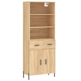 Highboard Sonoma Oak 69.5x34x180 cm Engineered Wood 3200524