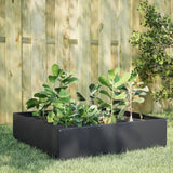 Garden Raised Bed Anthracite 100x100x25 cm Steel 851033