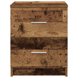 Bedside Cabinets 2 pcs with 2 Drawers Old Wood 40x36x50 cm 858800