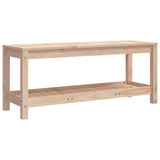 Garden Bench 108x35x45 cm Solid Wood Pine 832382