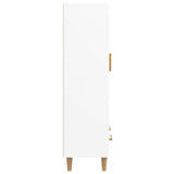 Highboard White 70x31x115 cm Engineered Wood 812546