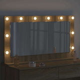 Vanity Mirror Rectangular Sonoma Oak 100 x 55 x 18 cm 868303