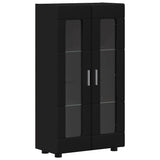 TV Cabinet Set with Drawer FLORIN 3 pcs Black Engineered Wood 3397935