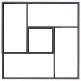 Garden Planter Anthracite 100 x 100 x 50 cm Cold-rolled Steel 873587
