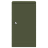Mailbox with Storage Olive green 30 x 20 x 55 cm Steel 874950