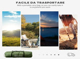 4-6 Man Camping Tent with Living Area and 2 Bedrooms, Hiking Sun Shelter, UV Protection Tunnel Tent, T3398P348660