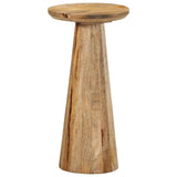 ZNTS Side Table Ø30x60 cm Solid Wood Mango 4017542