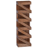 Wine Rack Natural 24 x 14 x 80 cm Solid Mahogany Wood 42012358