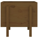 Garden Planter Honey Brown 62x50x57 cm Solid Wood Pine 825208
