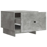 Coffee Table Concrete Grey 49 x 50 x 40 cm Engineered Wood 894048