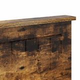 Headboard with Headboard Smoked Oak 120 cm Engineered wood 887786