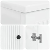 Bathroom Sink Cabinet EDE High Gloss White 59.5 x 31.5x 59 cm 895909