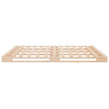 Bed Frame without Mattress 140x200 cm Solid Wood Pine 3120132