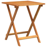 Bistro Set Folding 3 pcs Oil Natural Solid Acacia Wood 4105509