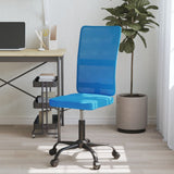 Office Chair Height Adjustable Blue Mesh Fabric 353008