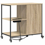 Cabinet with Charging Station Sonoma Oak 76 x 41 x 72 cm 859836