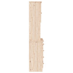 Highboard ALTA 77x35x165 cm Solid Wood Pine 3187779