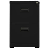 Filing Cabinet Black 46x62x72.5 cm Steel 336272