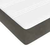 Pocket Spring Bed Mattress Medium Dark Grey 183x213x20 cm California King 347900