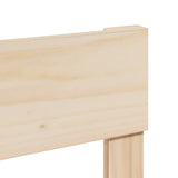 Bed Frame without Mattress 90x190 cm Single Solid Wood Pine 850821