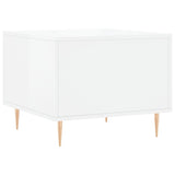 Coffee Tables 2pcs High Gloss White 50x50x40 cm Engineered Wood 829369