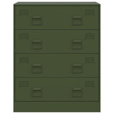Sideboard Olive Green 67x39x83 cm Steel 841683