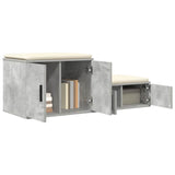 Storage Cabinet 2 pcs Concrete Grey 127 x 41 x 40 cm 866654
