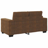 Sofa 2 pcs Brown Fabric 3324719